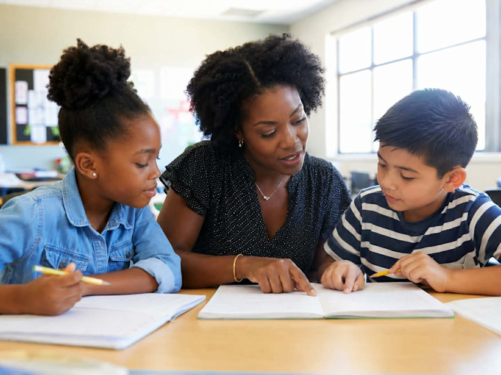 Y-PIC curriculum materials in use during a classroom session with students.